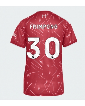 Liverpool Jeremie Frimpong #30 Maglia Gara Casa Repliche 2026-27 Donna Maniche Corte Liverpool Jeremie Frimpong #30 Maglia Gara Casa Repliche 2026-27 Donna Maniche Corte